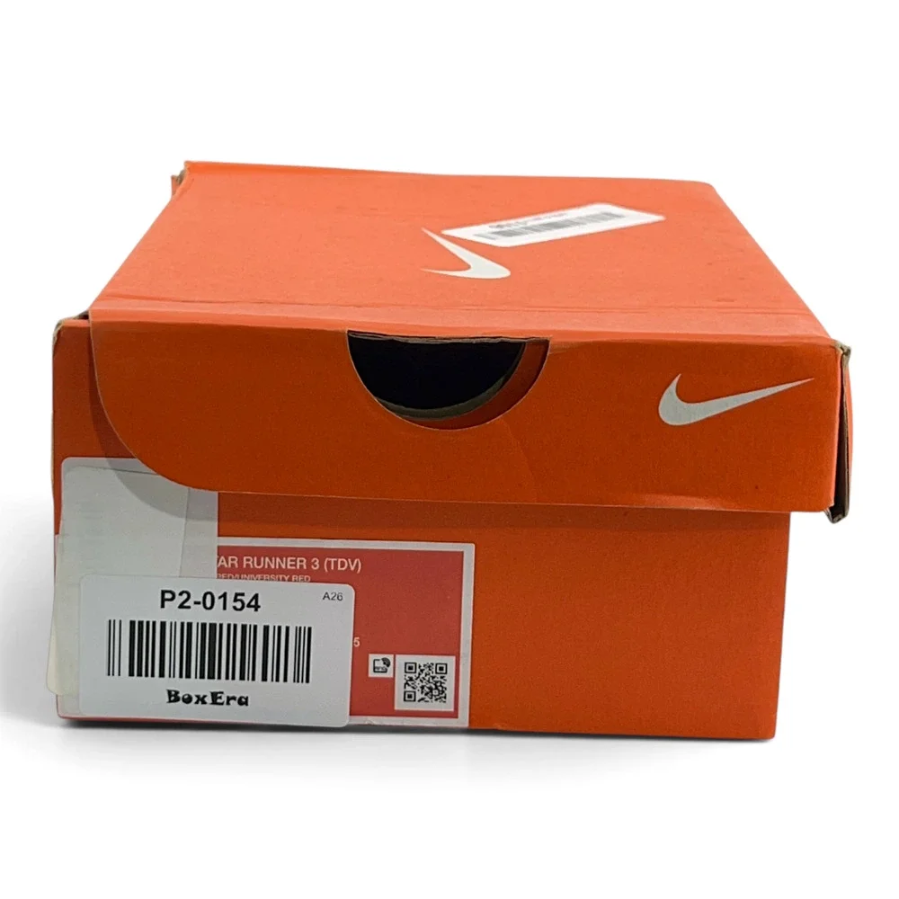 Nike Revolution 6 Toddler Red Black Running Sneakers Size 6C